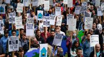 Amazon protesters at Seattle headquarters May 31, 2023