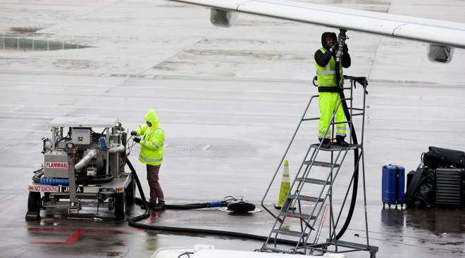 Airport employees