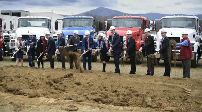 Mack facility expansion groundbreaking