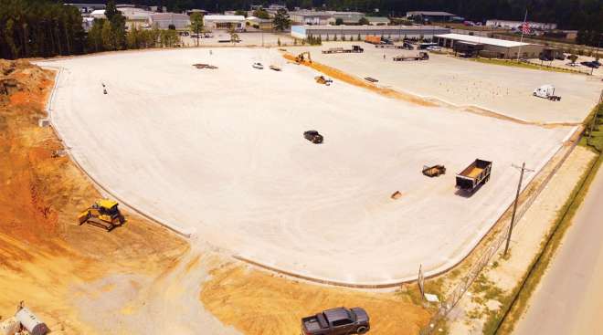 Construction at new TMC campus