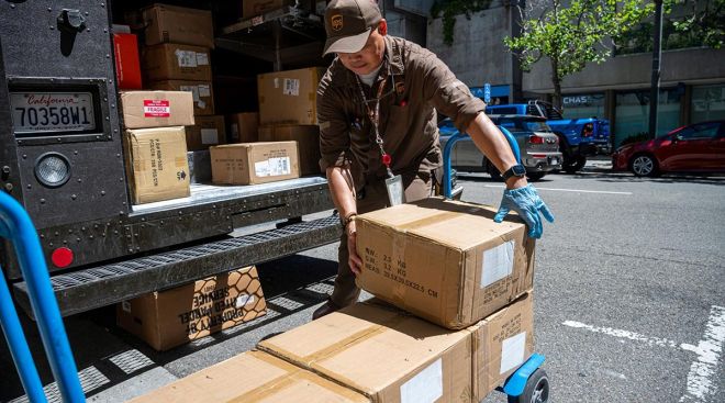 UPS worker