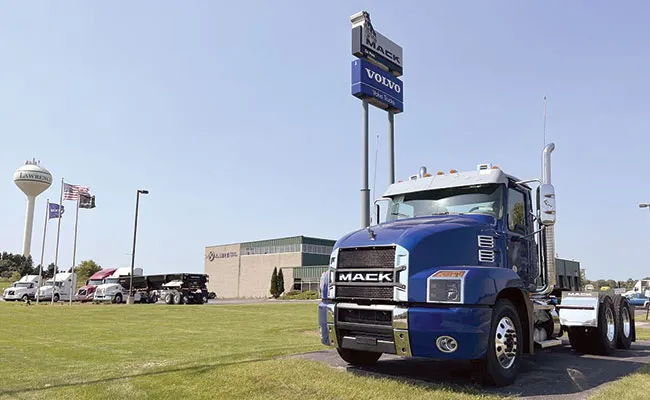 Mack truck for sale at Kriete dealership